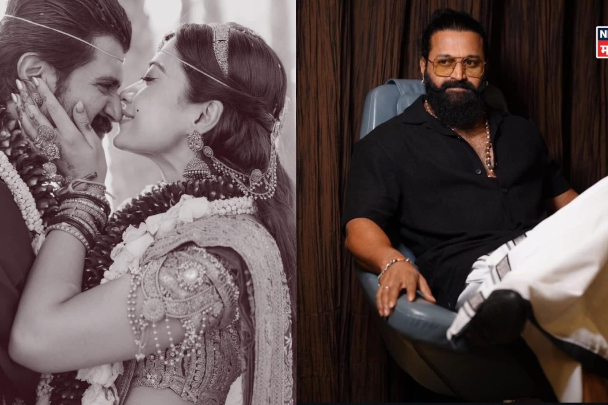 रश्मिका-विजयच्या लग्नाच्या प्रश्नावर 'कांतारा' फेम रिषभ शेट्टीचं धक्कादायक उत्तर