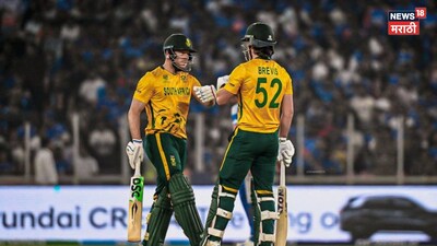 IND vs SA: Miller, Stubbs Power SA to 187; India Chases 188 in T20 World Cup