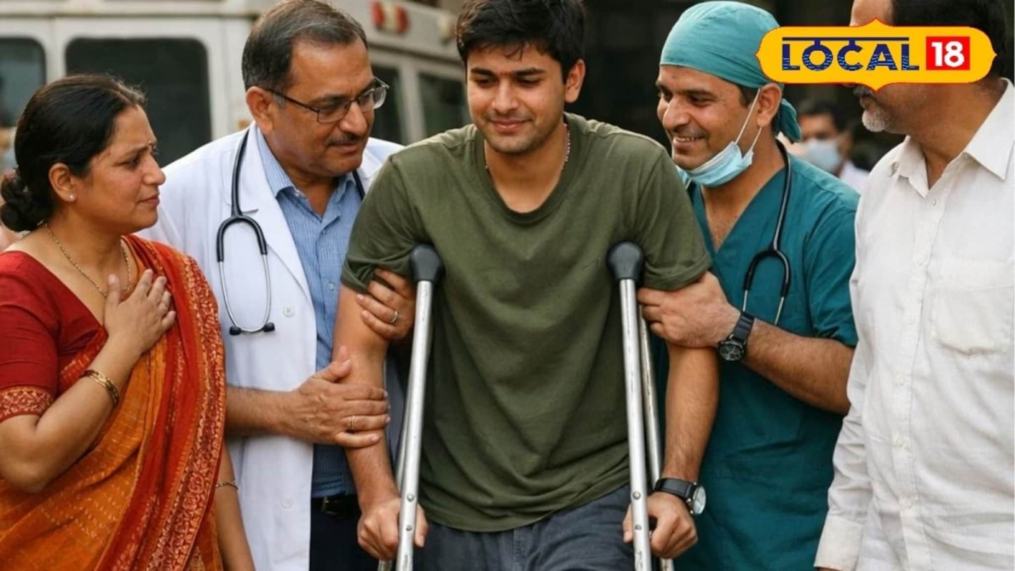 अभ्यासाचं टेन्शन, इंजिनिअरिंगच्या विद्यार्थ्याची रेल्वे पुलावरून उडी, डॉक्टरांनी ‘मृत्यू’ला अडवलं, पाहा काय केलं?