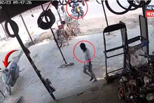 50 सेकंदाचा थरार, कराडमध्ये लाखोंची रोकड, सोनं अन् 5 किलो चांदी लंपास, पाहा CCTV VIDEO