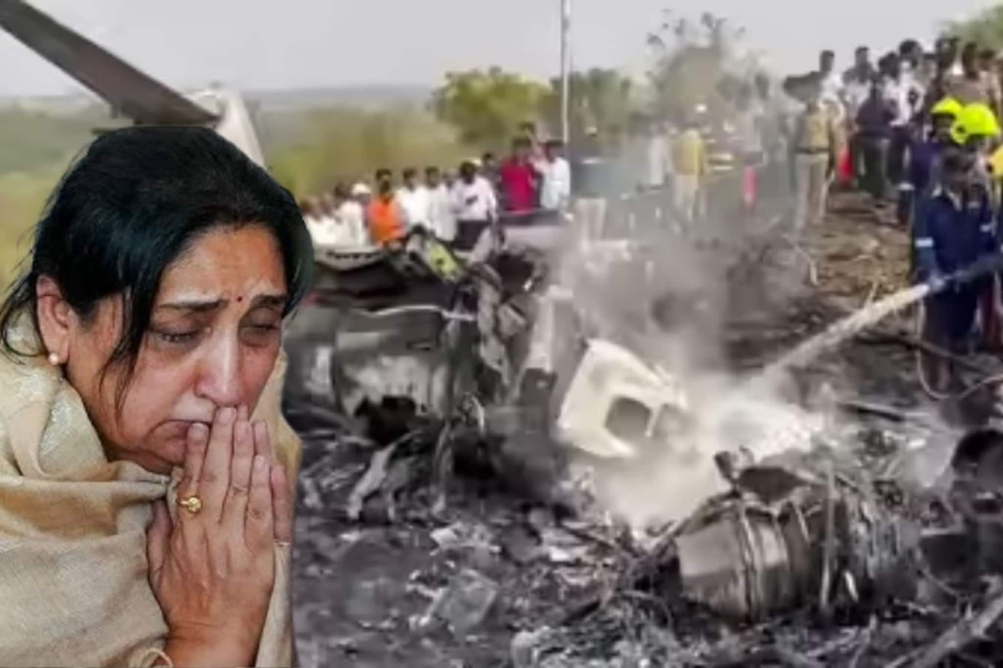 सुनेत्रा पवार  दादांच्या अपघातावर 18 दिवसांनी पहिल्यांदाच बोलल्या