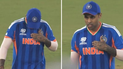 शेवटच्या ओव्हरमध्ये भयानक घडलं, सूर्याच्या छातीला बॉल लागला, धडकी भरवणारा क्षण