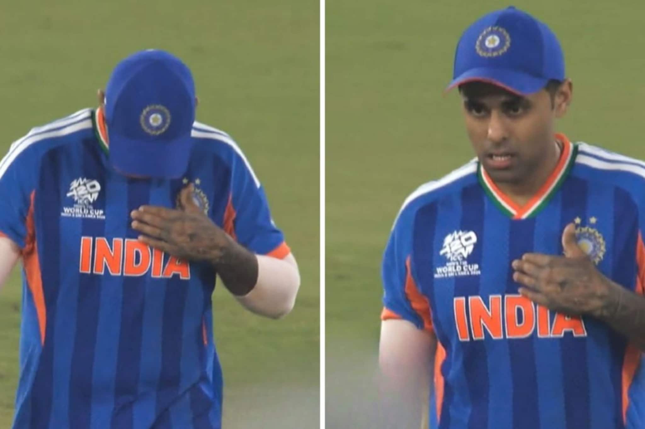 शेवटच्या ओव्हरमध्ये भयानक घडलं, सूर्याच्या छातीला बॉल लागला, धडकी भरवणारा क्षण