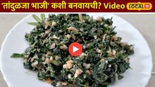 'तांदुळजा भाजी' कशी बनवायची? झटपट रेसिपीचा Video 