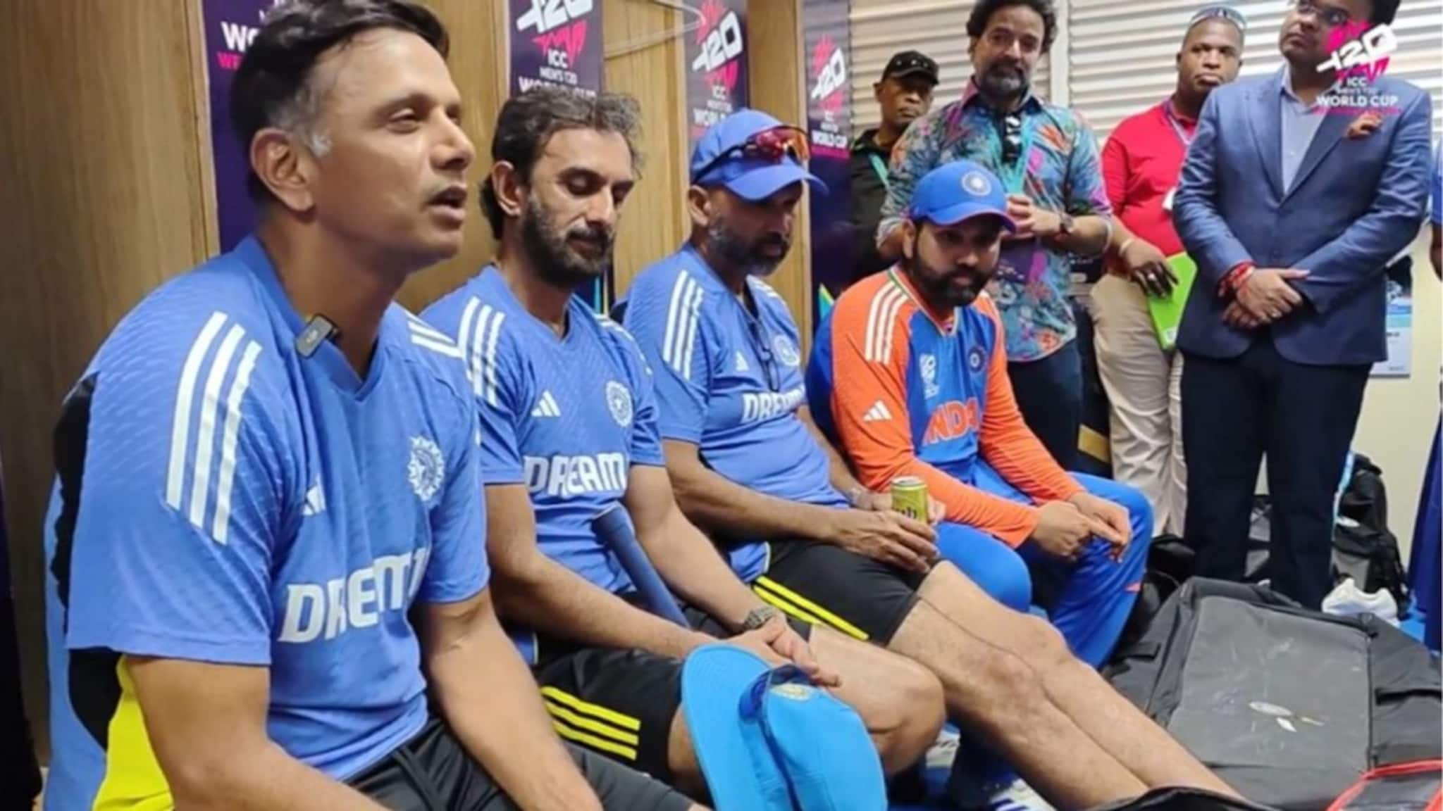 T20 वर्ल्ड कपमध्ये द्रविडचा मोहरा फुटला, श्रीलंकेच्या ड्रेसिंग रूममध्ये जाऊन सांगतोय 'टॉप सिक्रेट'!