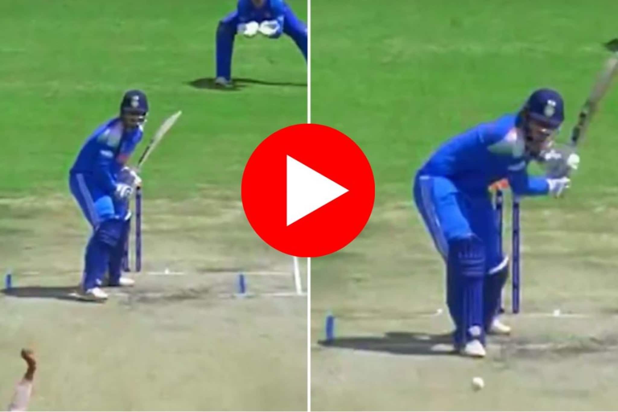 14 वर्षाच्या वैभव सूर्यवंशीचा हेलिकॉप्टर शॉट पाहिलात का?  VIDEO पाहून एमएस धोनीच