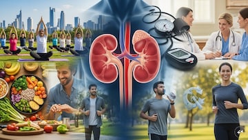 Kidney Health : सकाळी उठल्यावर चेहऱ्यावर सूज येतेय? लघवीचा रंग बदललाय? किडनी निकामी होण्याची 'ही' 5 सुरुवातीची लक्षणं Kidney Health : सकाळी उठल्यावर चेहऱ्यावर सूज येतेय? लघवीचा रंग बदललाय? किडनी निकामी होण्याची 'ही' 5 सुरुवातीची लक्षणं