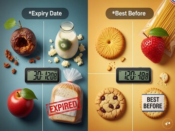 Expiry Date आणि Best Before दोघांमध्ये नक्की फरक काय? चुकीच्या समजमुळे बिघडू शकतं तुमचं आरोग्य; वाचा सविस्तर