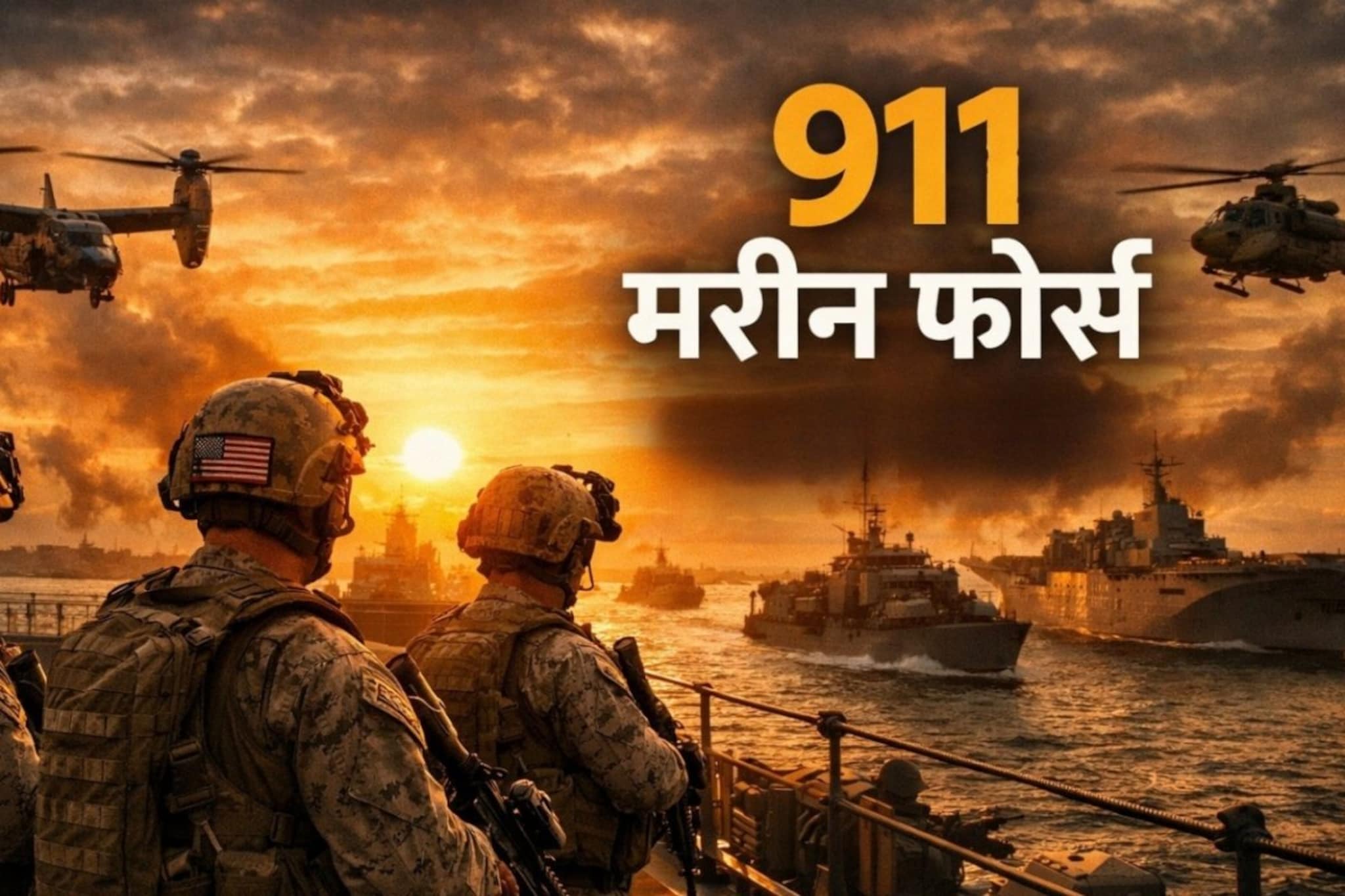 911 मरीन फोर्स म्हणजे काय? एका कॉलवर करते शत्रूचा खात्मा; अमेरिकेने इराणच्या रणांगणात उतरवले सर्वात घातक शस्त्र 911 मरीन फोर्स म्हणजे काय? एका कॉलवर करते शत्रूचा खात्मा; अमेरिकेने इराणच्या रणांगणात उतरवले सर्वात घातक शस्त्र