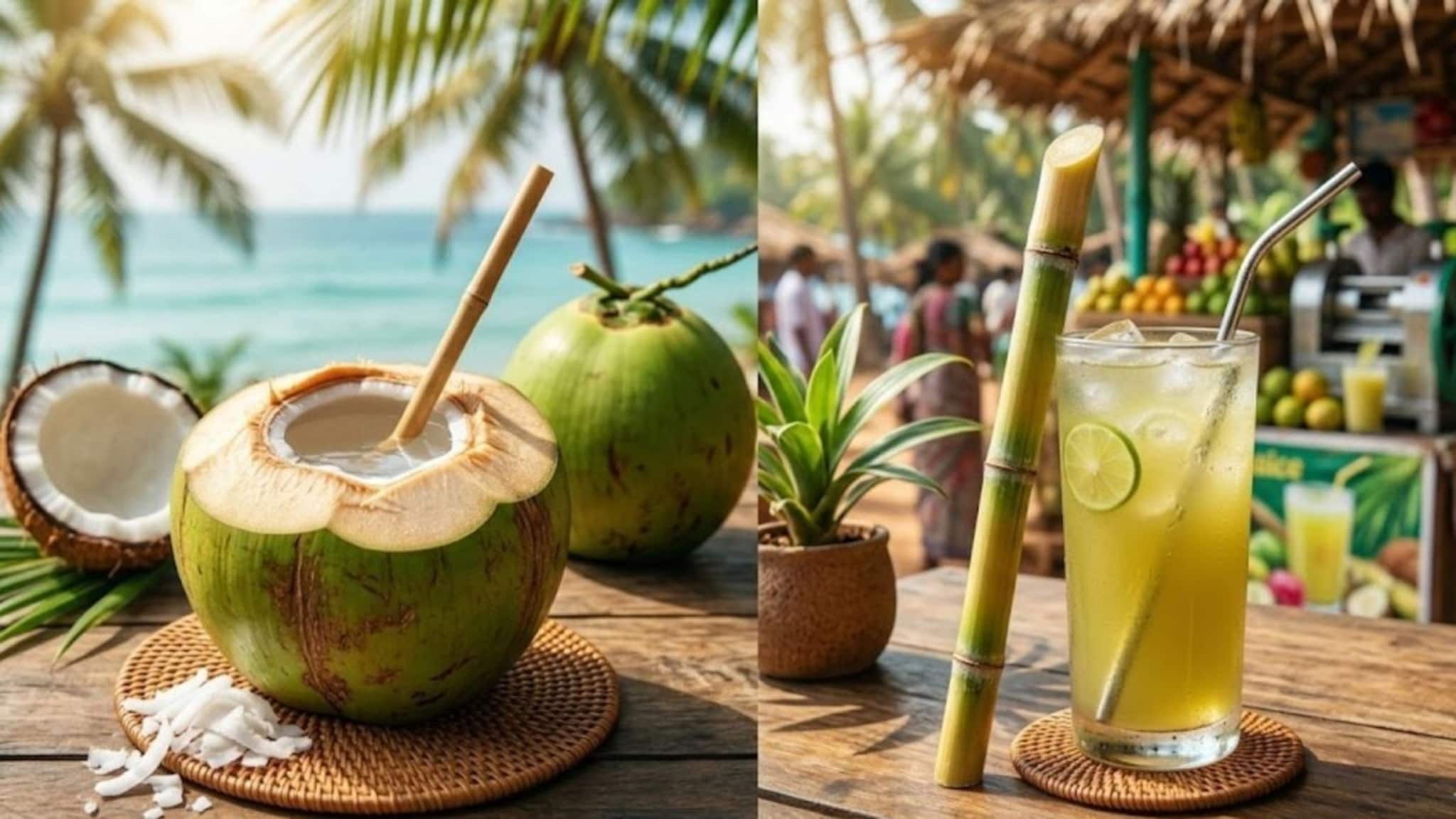 Coconut Water vs Sugarcane Juice : उन्हात नारळ पाणी की उसाचा रस? शरीर थंड ठेवण्यासाठी नक्की बेस्ट काय? हे प्रत्येकाला माहित पाहिजे