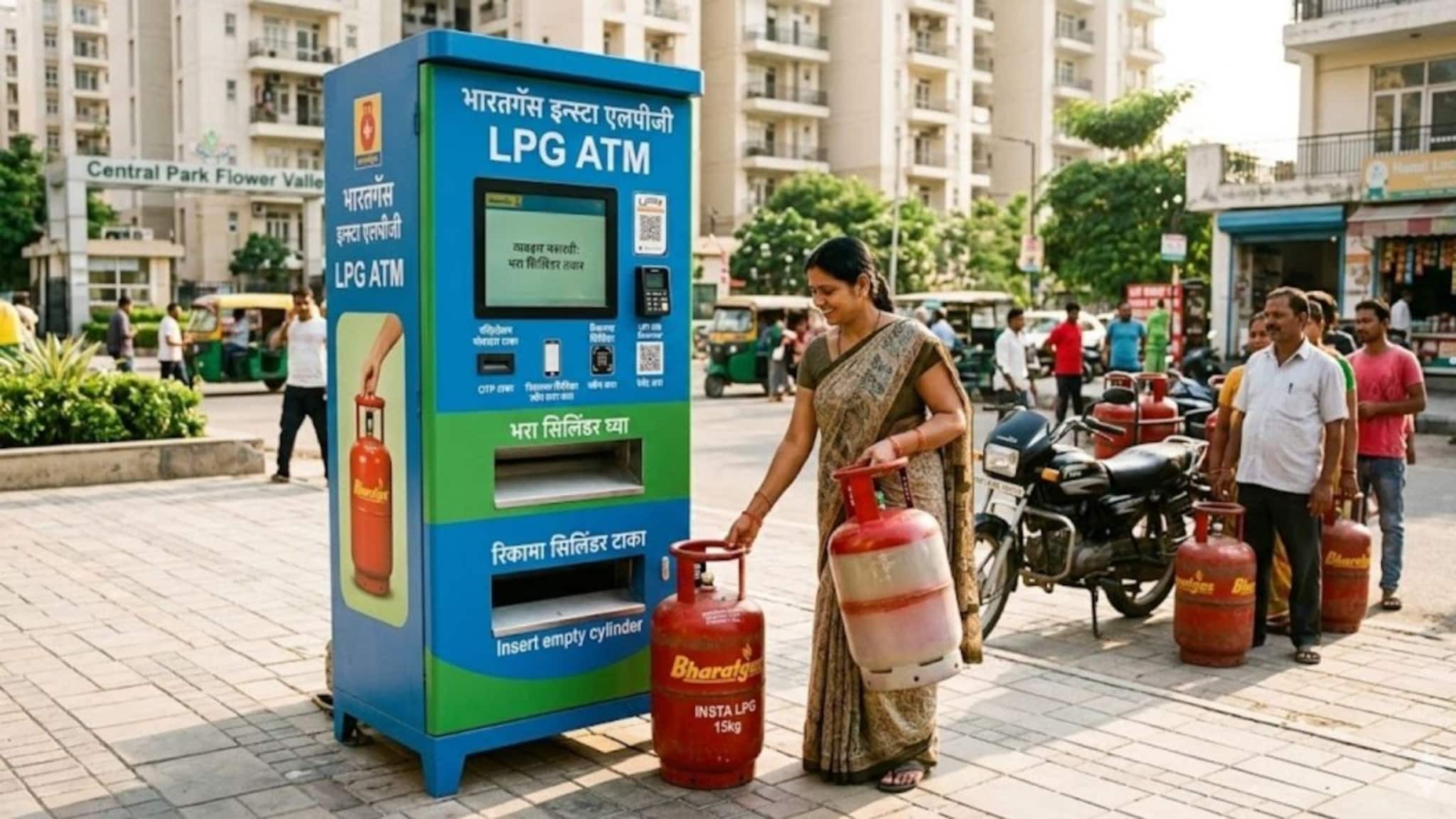 LPG : नो लाईन, नो वेटिंग; नंबर आणि ओटीपी टाका 10 सेकंदात मिळेल सिलिंडर; कुठे मिळेल हे LPG ATM?