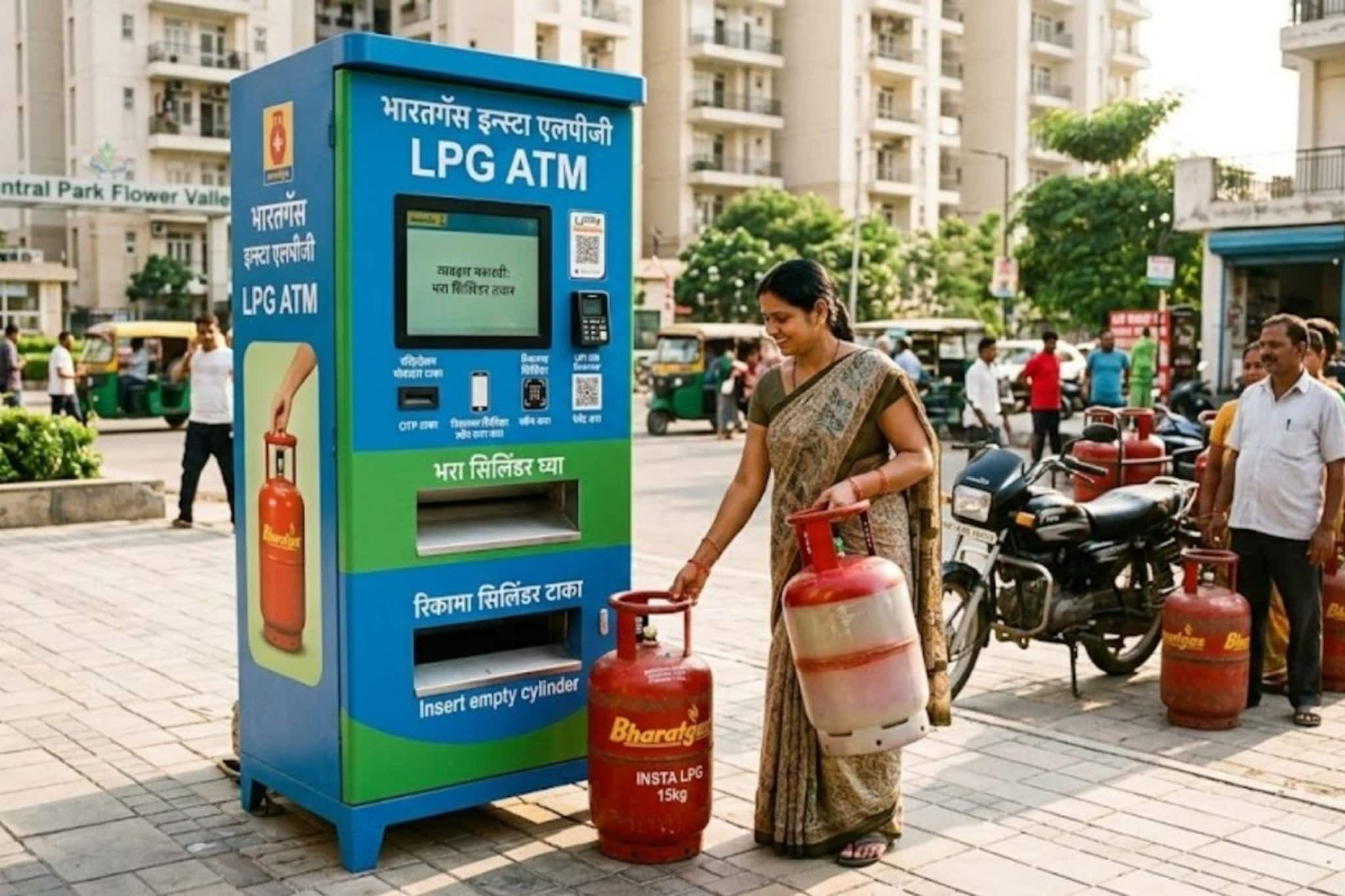 LPG : नो लाईन, नो वेटिंग; नंबर आणि ओटीपी टाका 10 सेकंदात मिळेल सिलिंडर; कुठे मिळेल हे LPG ATM?