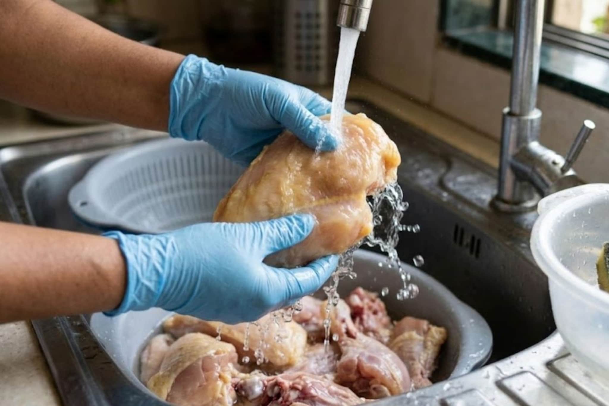 तुम्ही नॉनव्हेज शिजवण्यापूर्वी नळाखाली धुताय? संशोधक म्हणतात ही सर्वात मोठी चूक