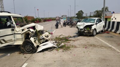 Dharashiv-Latur-Tuljapur Highway Crash: 3 Dead, 4 Injured in Triple Collision