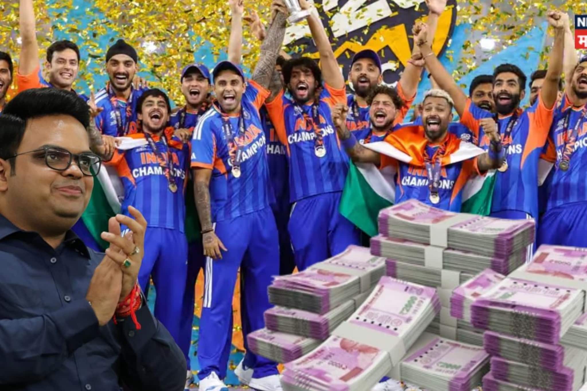 BCCI ने पेटारा उघडला! टीम इंडियाला तब्बल 131 कोटींचं बक्षिस जाहीर