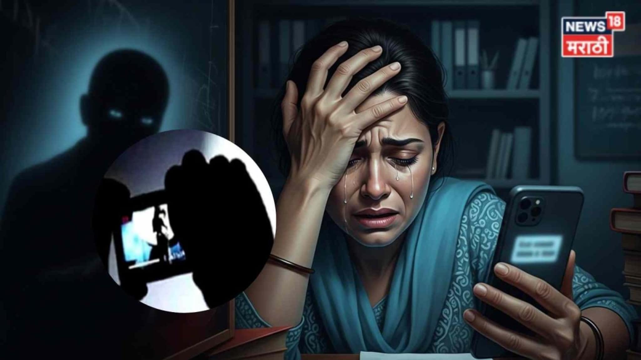 Buldhana News : मोबाईल हॅक केला अन् शिक्षिकेचं आयुष्य उद्ध्वस्त केलं, ब्लॅकमेल करून नराधमाचा अत्याचार, बुलढाणा हादरलं