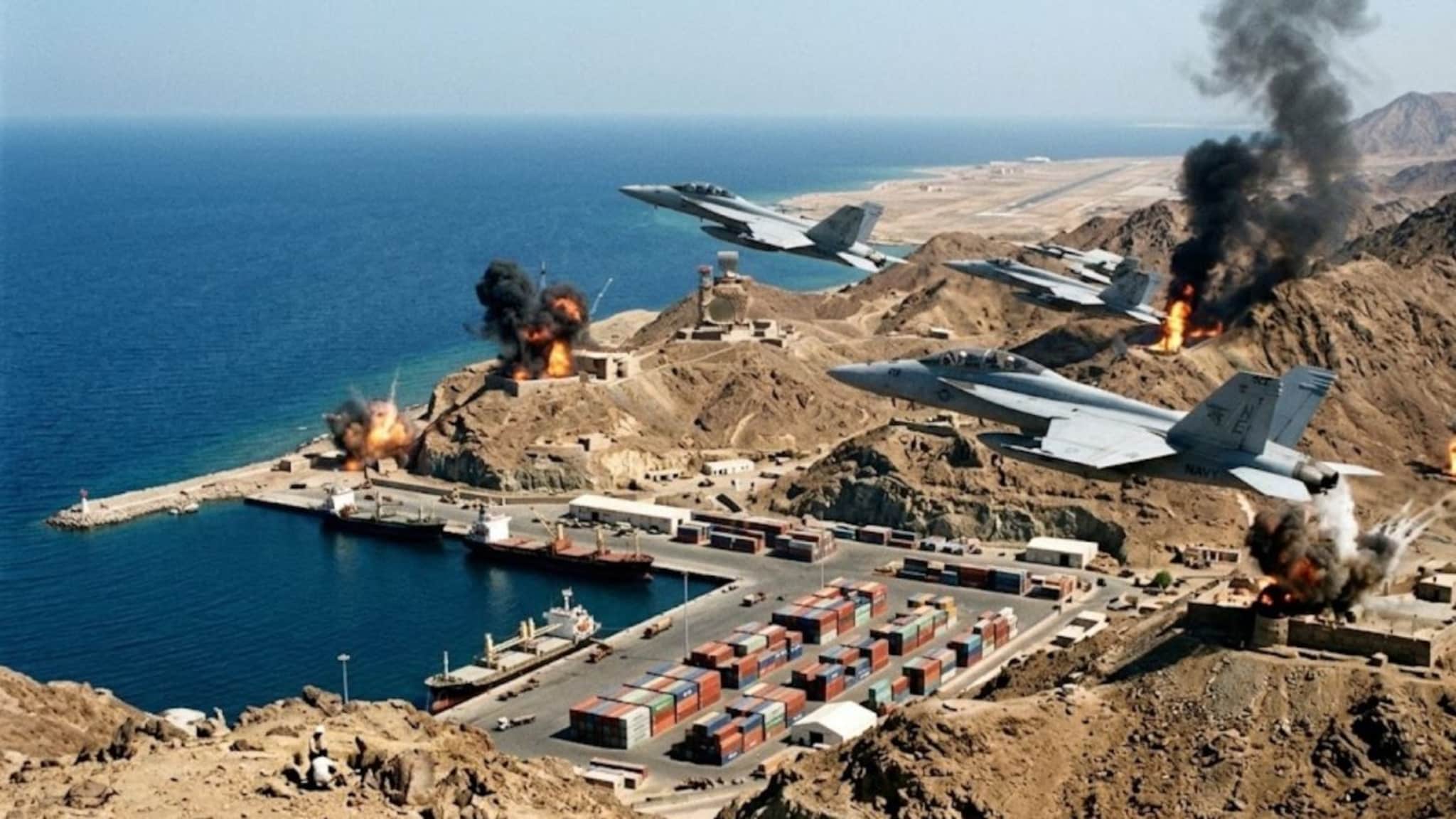 इराण युद्धातील मोठी घडामोड, अमेरिकन फायटर जेट्सचा चाबहारवर भीषण हल्ला; भारताचे टेन्शन वाढले