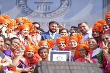 डोंबिवलीकरांचा डंका थेट लंडनपर्यंत! ९,१११ महिलांनी लेझीम खेळत सांगलीचा रेकॉर्ड मोडला; गिनीज बुकमध्ये नोंद