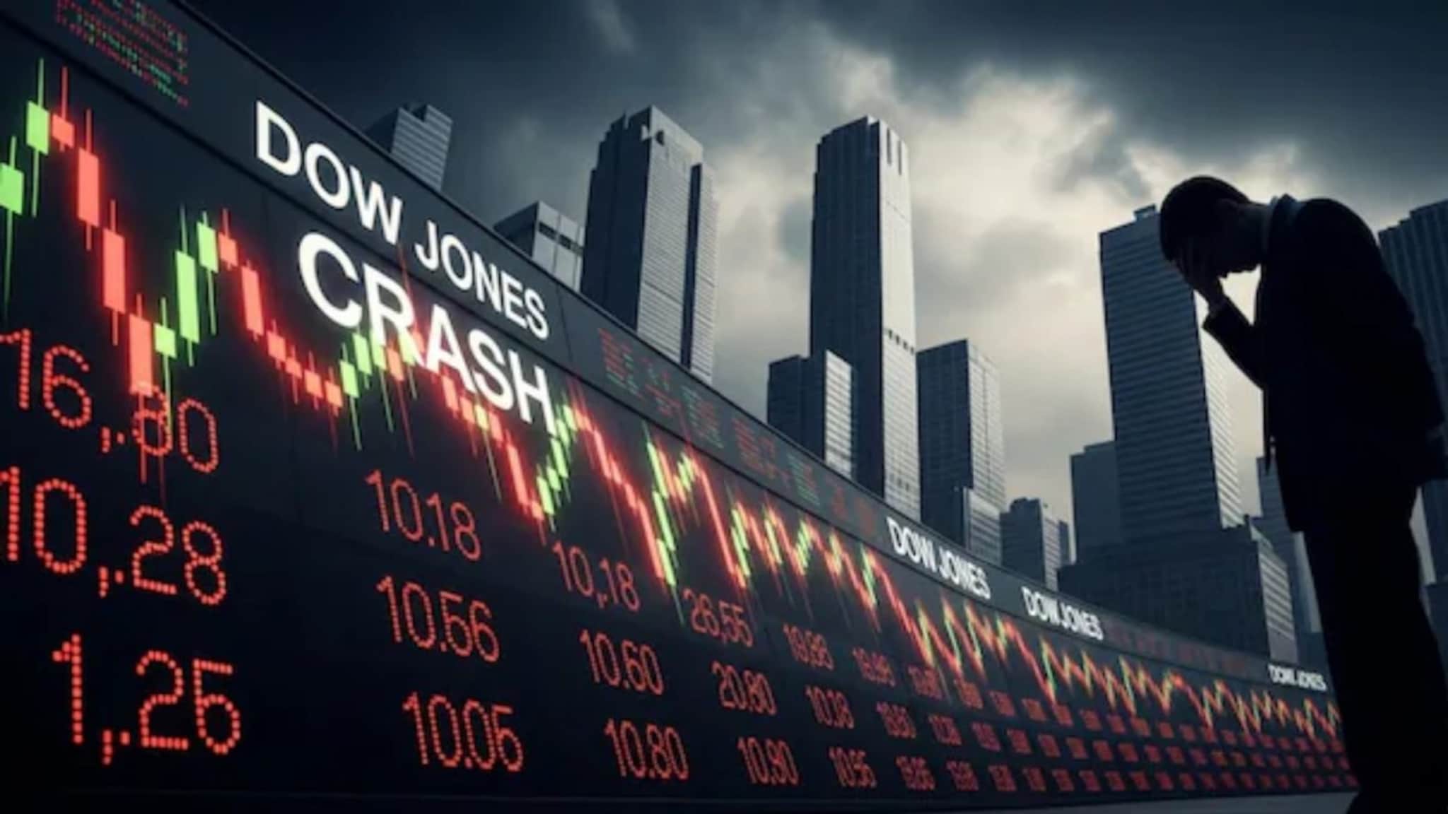 अमेरिकन शेअर बाजारात भूकंप, डाऊ जोन्स कोसळला; उद्या भारतीय मार्केटमध्ये काय होणार? गुंतवणुकदारांची झोप उडाली