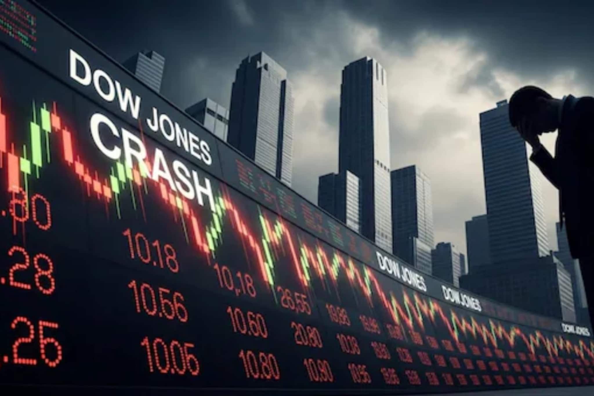 अमेरिकन बाजारात भूकंप, डाऊ जोन्स कोसळला; उद्या भारतीय शेअर बाजारात काय होणार? अमेरिकन बाजारात भूकंप, डाऊ जोन्स कोसळला; उद्या भारतीय शेअर बाजारात काय होणार?