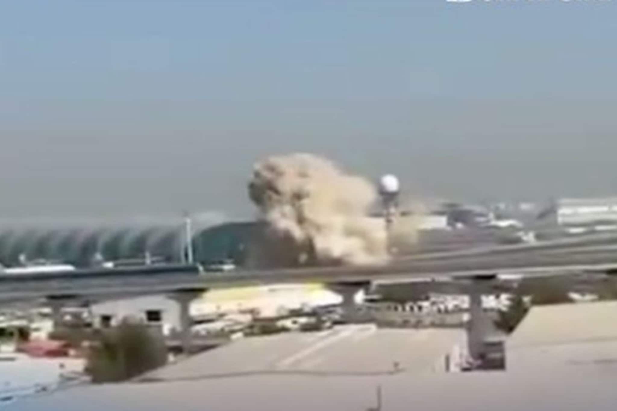 दुबई विमानतळावर कोसळले इराणच्या मिसाइलचे तुकडे! उड्डाणं बंद, प्रवाशांमध्ये भीती