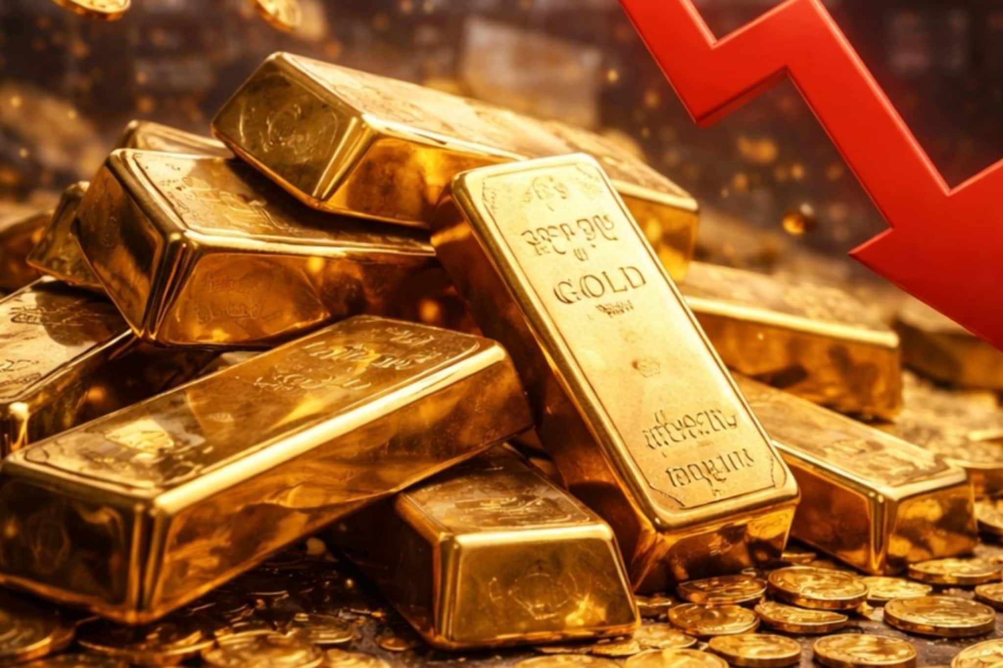 सोन्याचा 'बबल' फुटला! दरात ऐतिहासिक घसरण, ४७ वर्षांचा रेकॉर्ड मोडला सोन्याचा 'बबल' फुटला! दरात ऐतिहासिक घसरण, ४७ वर्षांचा रेकॉर्ड मोडला