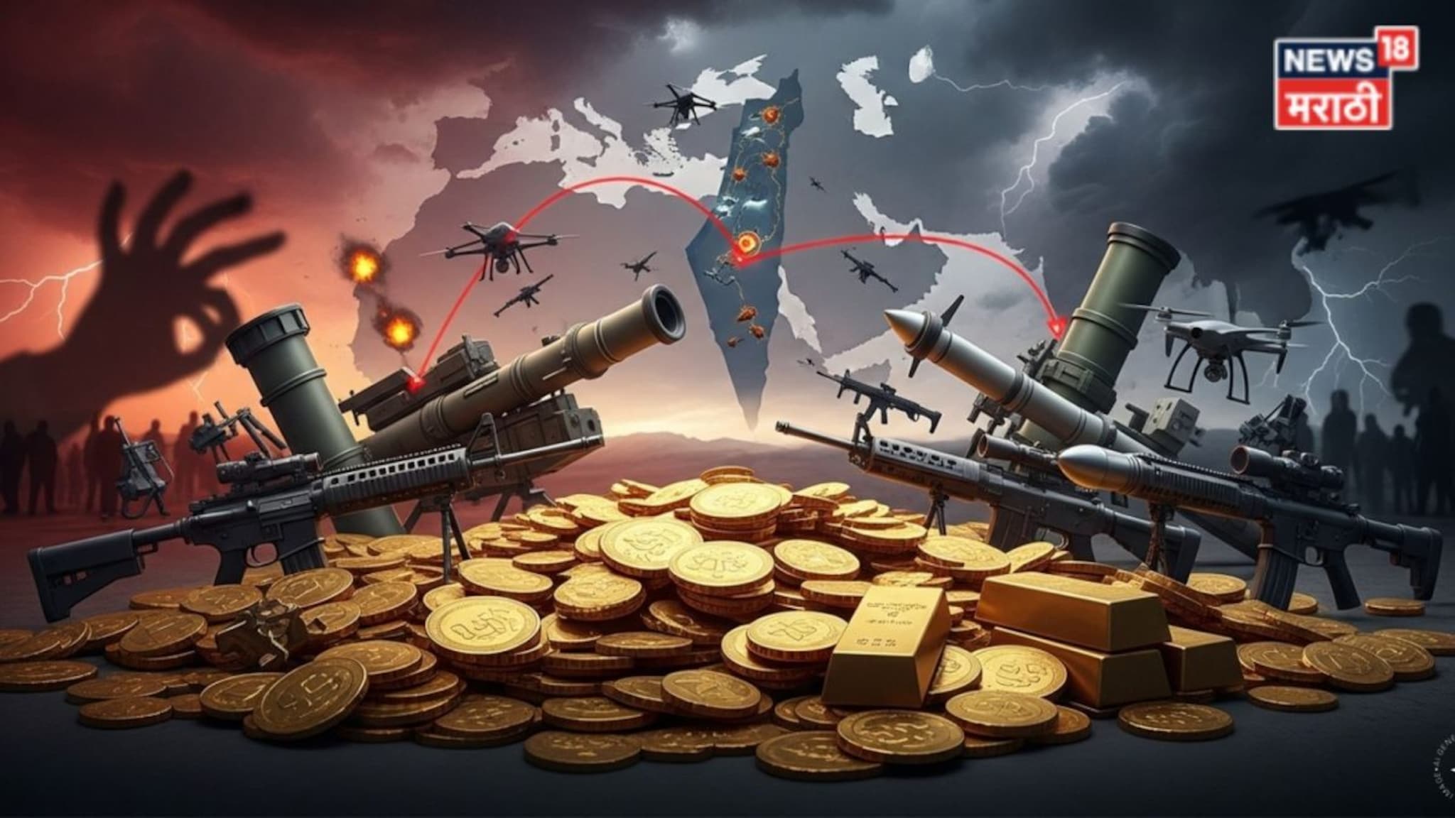 Gold News:  आधी भरपूर सोनं खरेदी केलं, आता विकून घेणार घातक शस्त्र, इराण-इस्रायल वादात मोठी घडामोड, कोणी घेतला निर्णय?