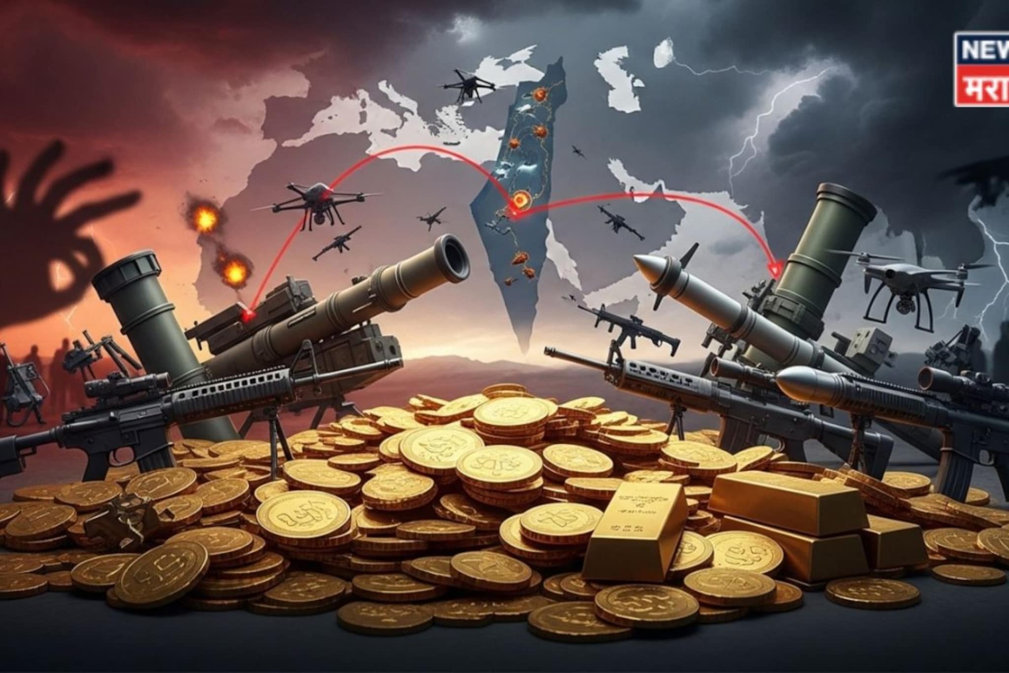 आधी भरपूर सोनं खरेदी केलं, आता विकून घेणार घातक शस्त्र, इराण-इस्रायल वादात मोठी