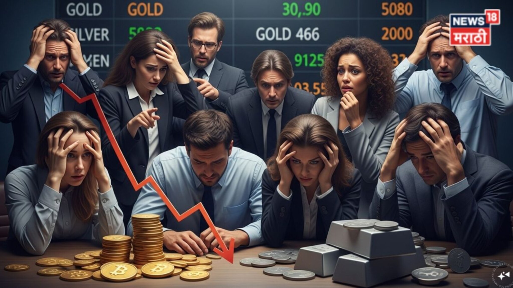 Gold Silver Price: ६० मिनिटं अन्  १.१ ट्रिलियन डॉलर्सचा चुराडा, सोनं-चांदीच्या बाजारात इतिहासातील सर्वात मोठा भूकंप