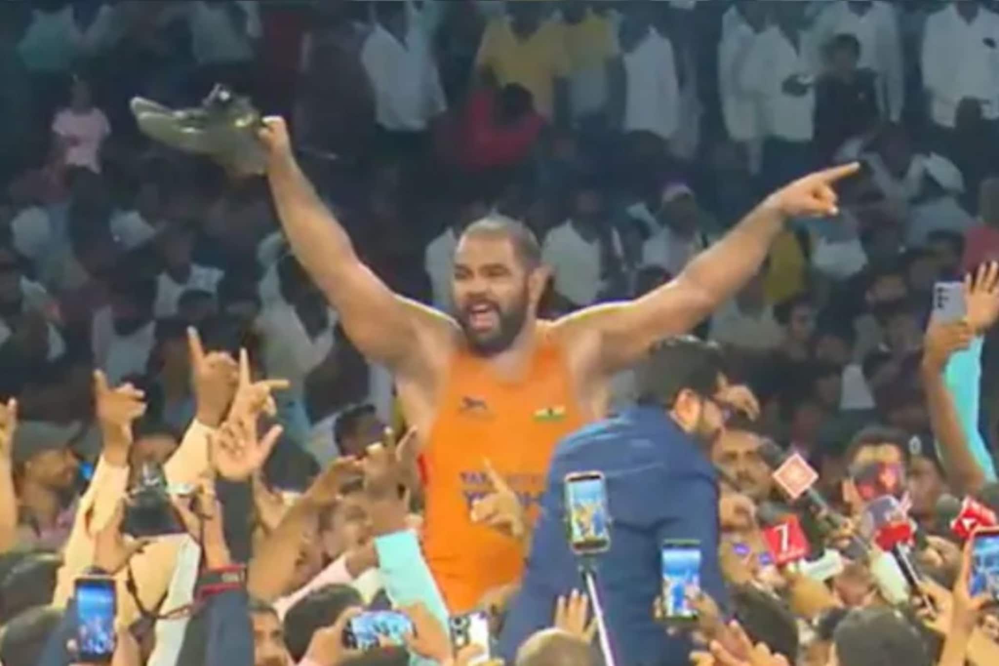 Maharashtra Kesari : दोनदा गदा मिळाली पण इच्छा अपूर्णच राहिली, विजयानंतर हर्षवर्धनने मनातली खदखद बोलून दाखवली