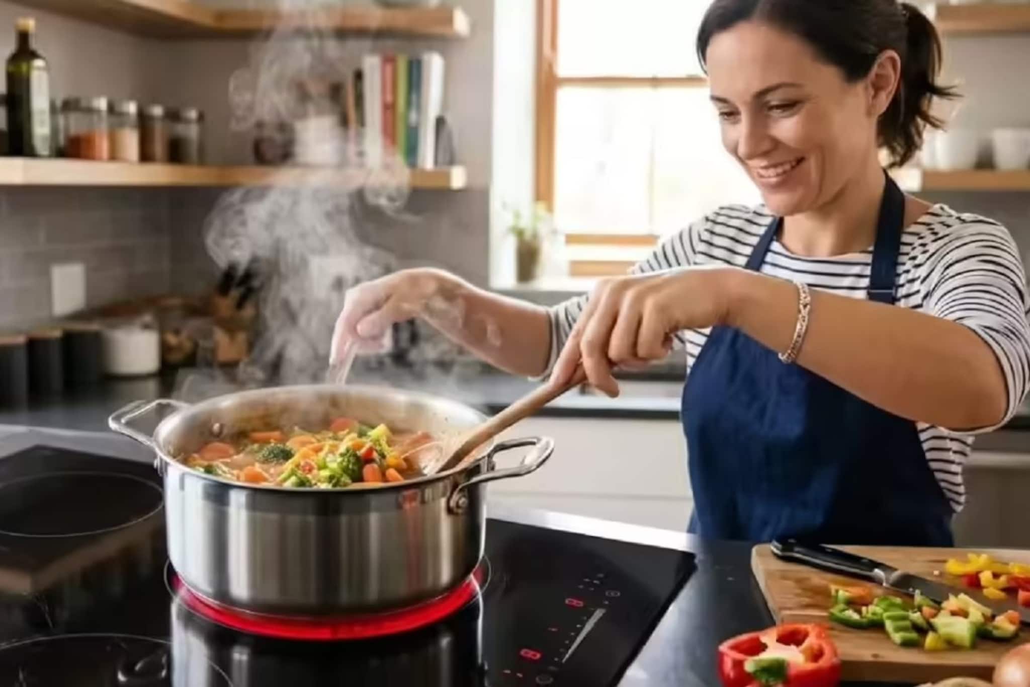 इंडक्शन स्टोव्हवर स्वयंपाक करताय? होऊ शकतो शॉर्ट सर्किटचा धोका, असा करा बचाव इंडक्शन स्टोव्हवर स्वयंपाक करताय? होऊ शकतो शॉर्ट सर्किटचा धोका, असा करा बचाव