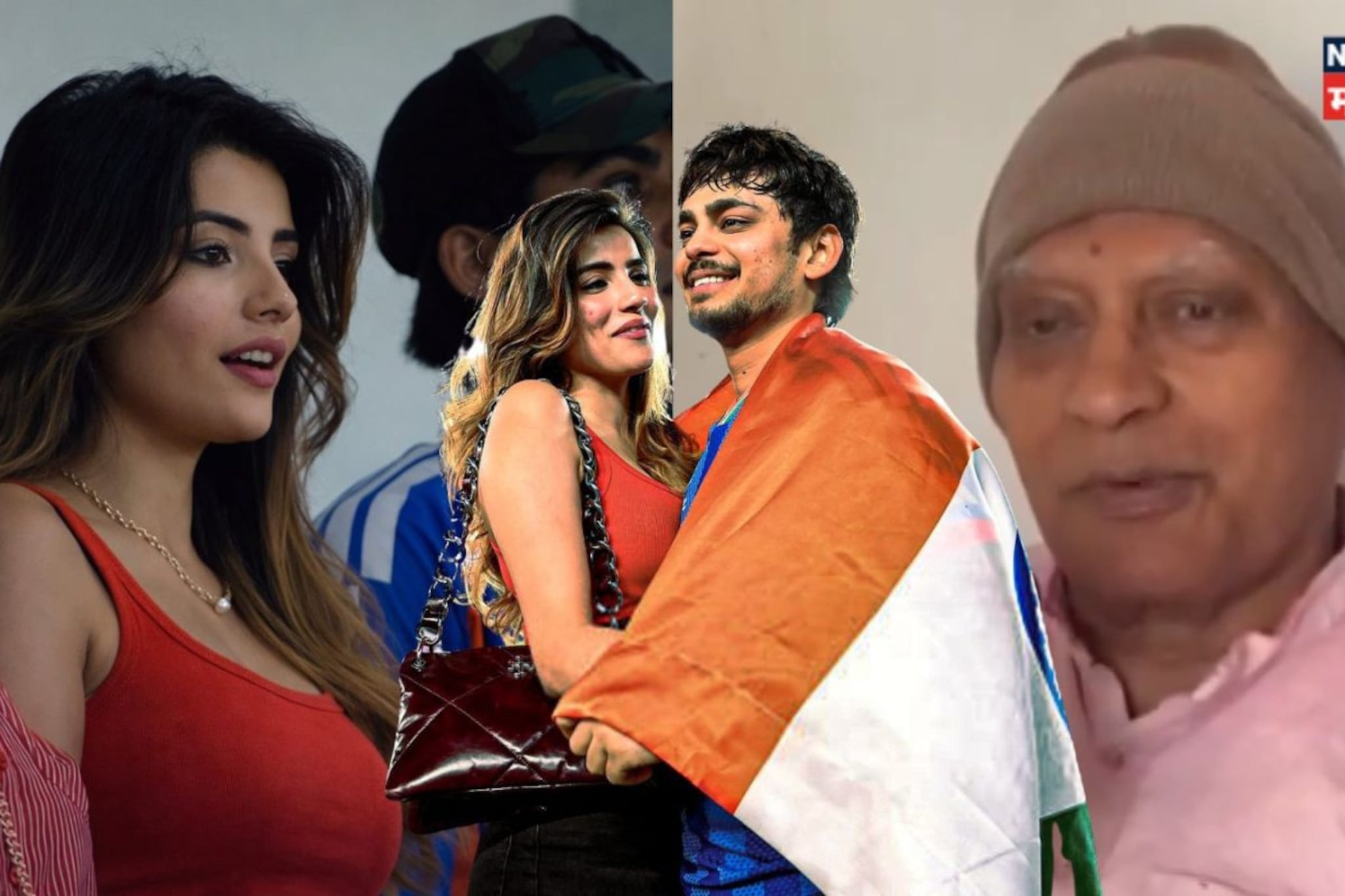 लाल ड्रेसवर नातवाची गर्लफ्रेंड व्हायरल,  आजोबांनी थेट लग्नाला दिला हिरवा कंदील!