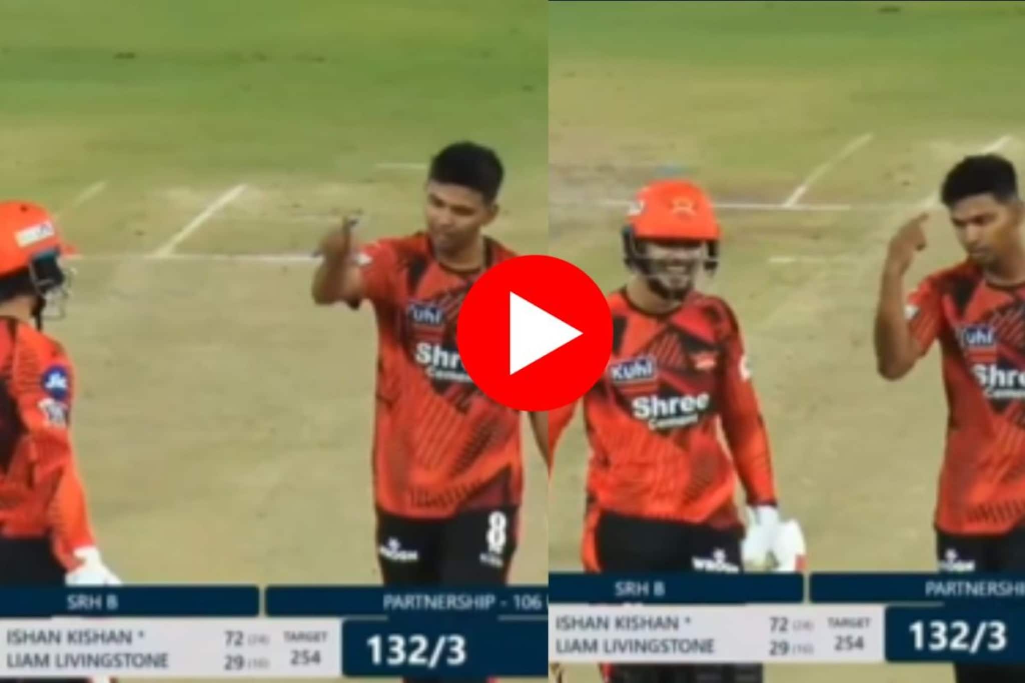 VIDEO : चल निघ..., सराव सामन्यात ईशान किशनला नवखा खेळाडू भिडला, IPL आधीच मोठा राडा VIDEO : चल निघ..., सराव सामन्यात ईशान किशनला नवखा खेळाडू भिडला, IPL आधीच मोठा राडा