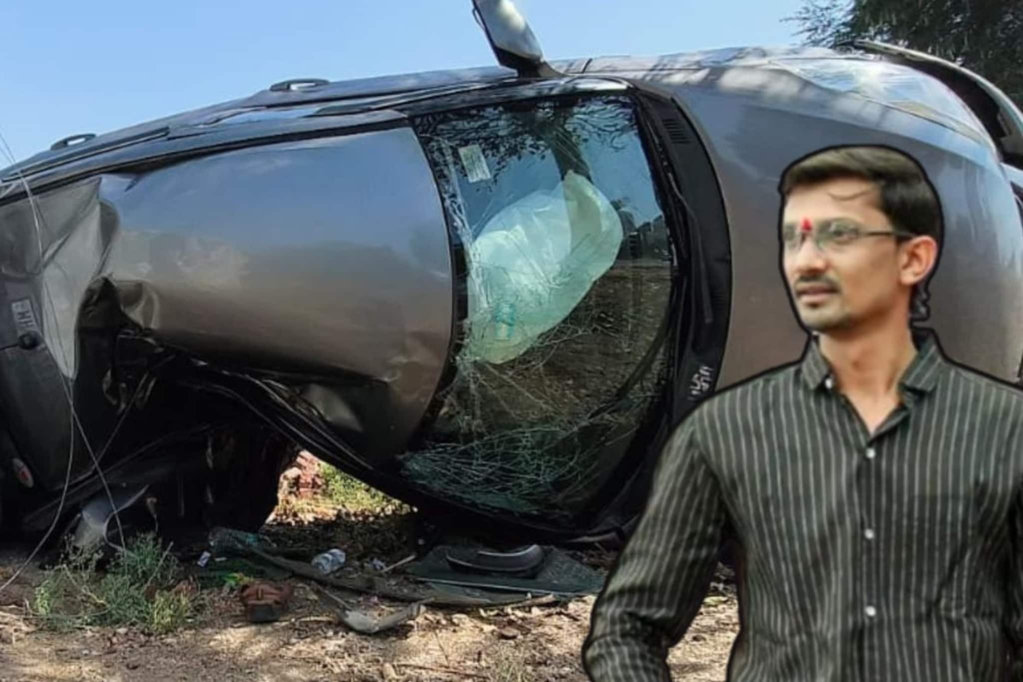 जळगावात Swift Dzire चा भीषण अपघात, माजी नगराध्यक्षांच्या मुलाचा जागीच मृत्यू; वाहनचालक फरार