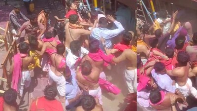 ज्योतिबा मंदिरात भक्तांना मारहाण 