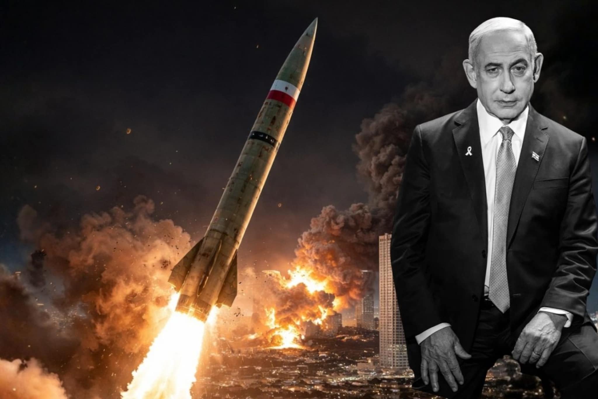 नेतान्याहूचा काटा काढण्यासाठी इराणने वापरले विनाशकारी Missile,नाव ऐकून घाम फुटतो