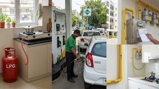 LPG, CNG and PNG AI Generated photo