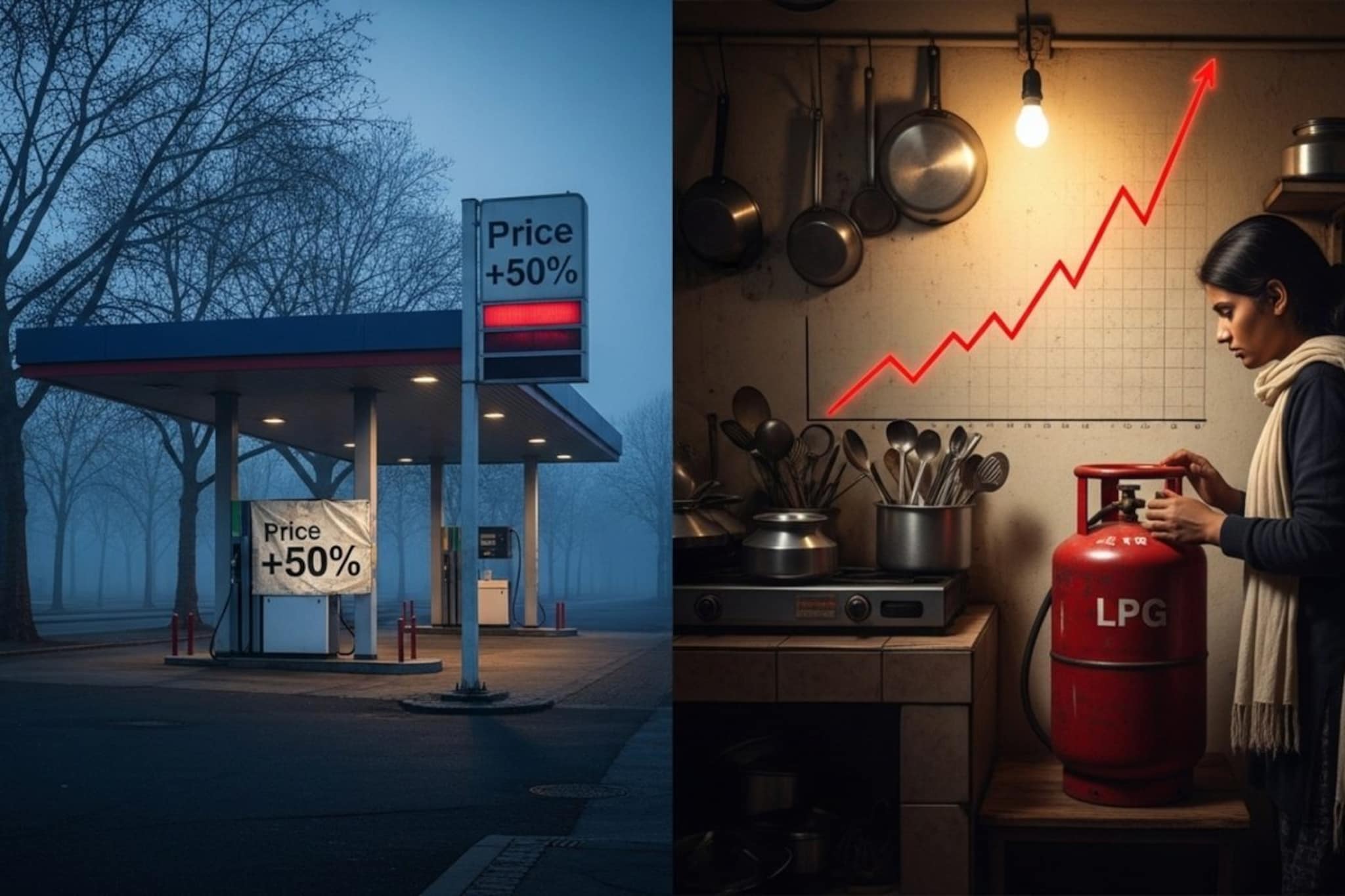 इराणच्या हल्ल्यानंतर युरोपमध्ये 50% दर गॅसचे वाढले, भारतावर काय होणार परिणाम?