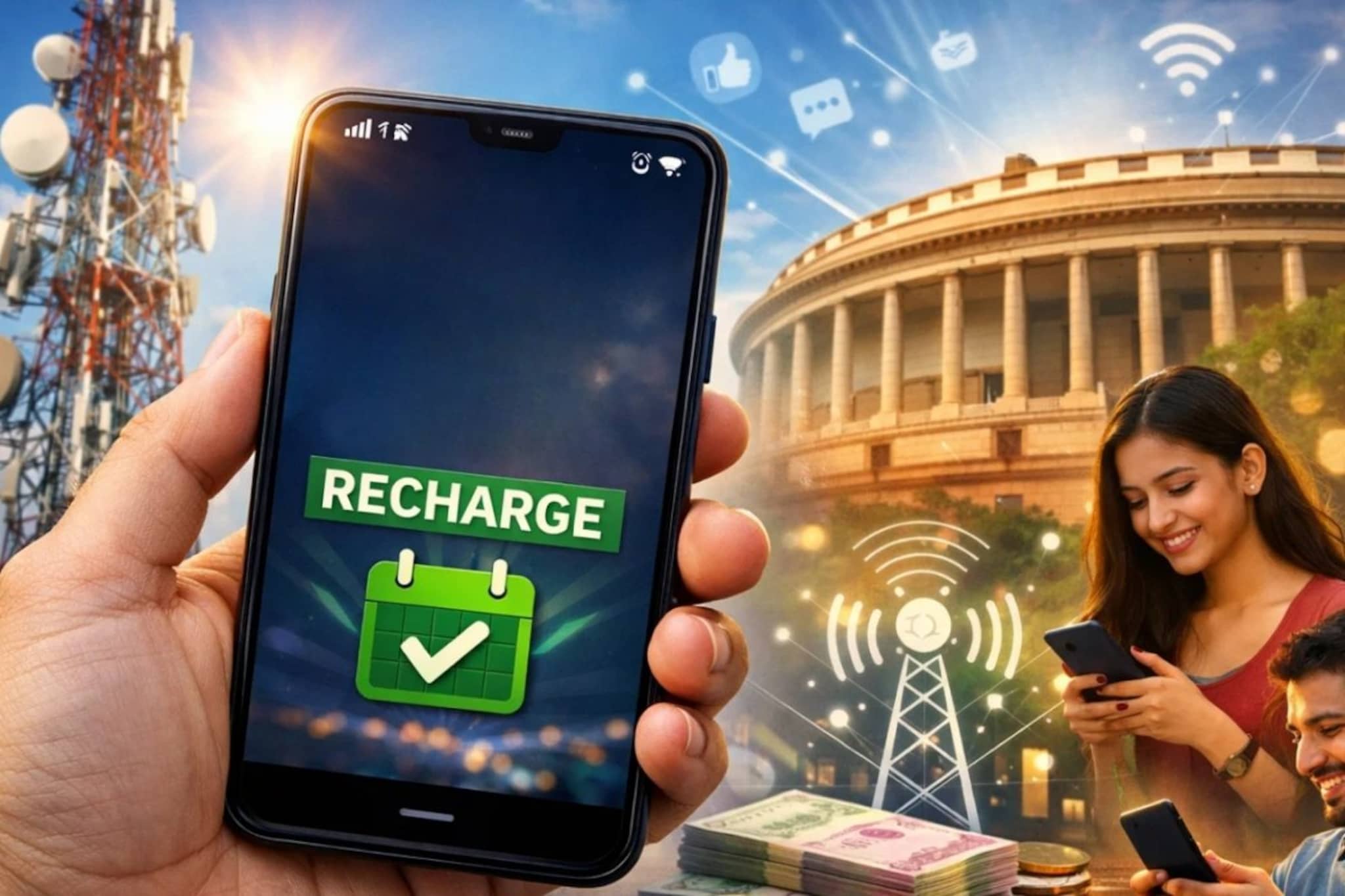 मोबाईल रिचार्जमध्ये मोठा बदल, सरकारने टेलिकॉम कंपन्यांना दिले महत्त्वाचे आदेश; महिन्याच्या Rechargeमध्ये मिळणार इतके दिवस