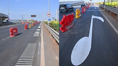 मुंबईच्या 'मेलडी रोड'ला दिलासा: नागरिकांच्या तक्रारीनंतर BMC ने कोस्टल रोडवर बॅरिकेड्स लावले.