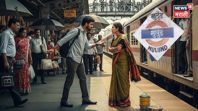 घटस्फोटाची मागणी केली, संतापलेल्या पतीनं पत्नीला लोकलखाली ढकललं, मुंबई हादरली
