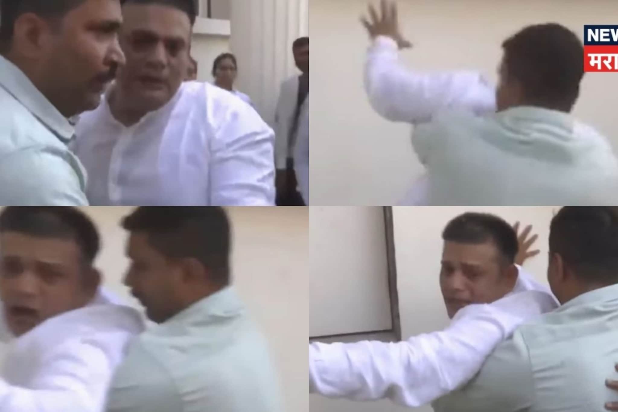 कोर्टाबाहेर थरार! खरातला पाहताच नागरिक भडकले, गाडीवर हल्ला 