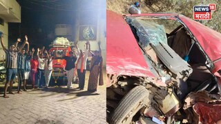 देवदर्शनापूर्वीच काळाचा घाला, भीषण अपघातात वाहनांचा चक्काचूर, राजस्थानमध्ये महाराष्ट्रातील ३ जण ठार