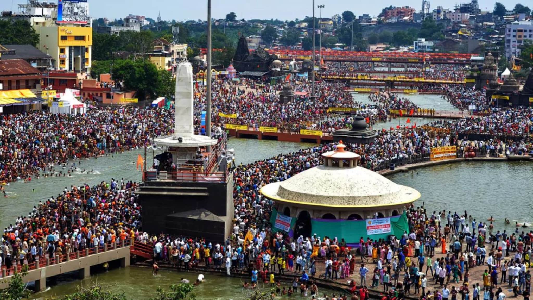 सिंहस्थ कुंभमेळ्याची जय्यत तयारी, 507 कोटी खर्चुन उभारले जातायत गोदातिरी 12 नवे घाट