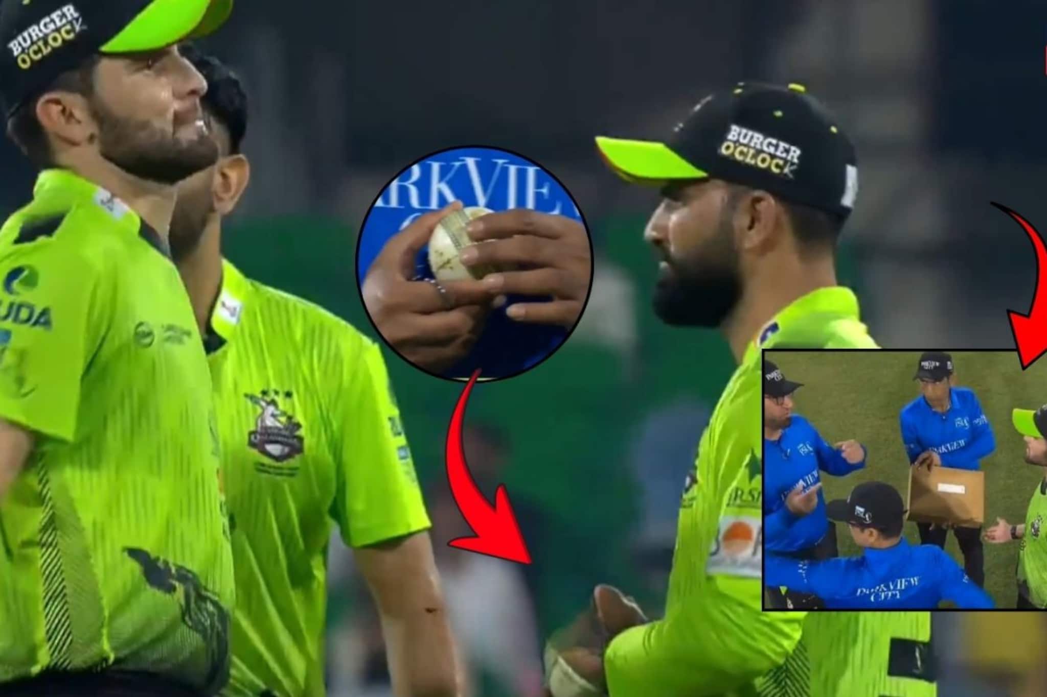 PSL Ball Tampering : LIVE मॅचमध्ये पाकिस्तानी खेळाडूंकडून बॉल टेम्परिंग, फखर जमानचं कृत्य कॅमेऱ्यात कैद!