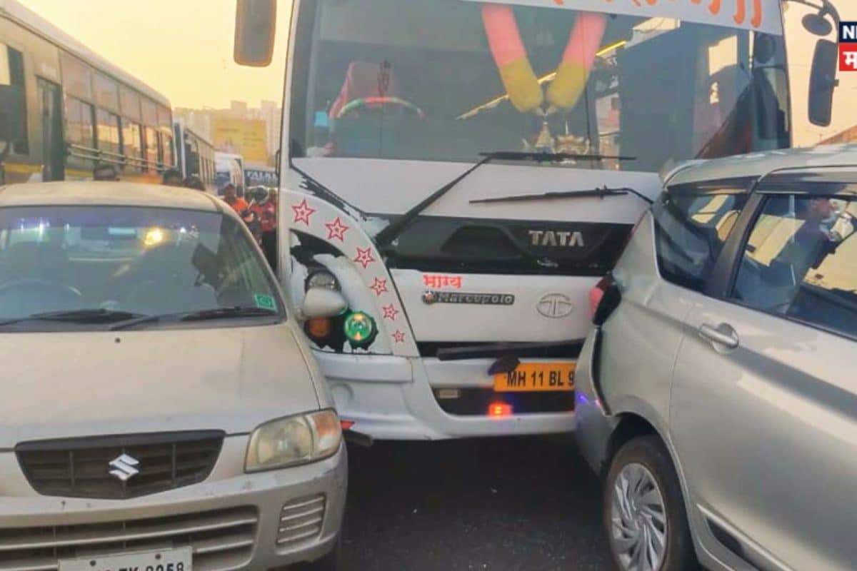 Pune Navle Bridge : सलग दुसऱ्या दिवशी नवले पुलावर अपघात, तब्बल 5 ते 6 गाड्या एकमेकांना धडकल्या! रक्ताचा सडा अन् अनर्थ घडला