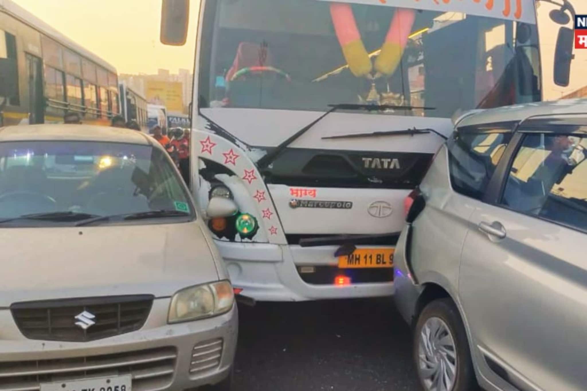 Pune Navle Bridge : सलग दुसऱ्या दिवशी नवले पुलावर अपघात, तब्बल 5 ते 6 गाड्या एकमेकांना धडकल्या! रक्ताचा सडा अन् अनर्थ घडला