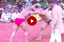 Paranda Kusti : इराणचा पैलवानाला पुण्याच्या पैलवानानं दाखवलं आस्मान, चीतपट करत जिंकलं तीन लाखांचं बक्षिस! Video