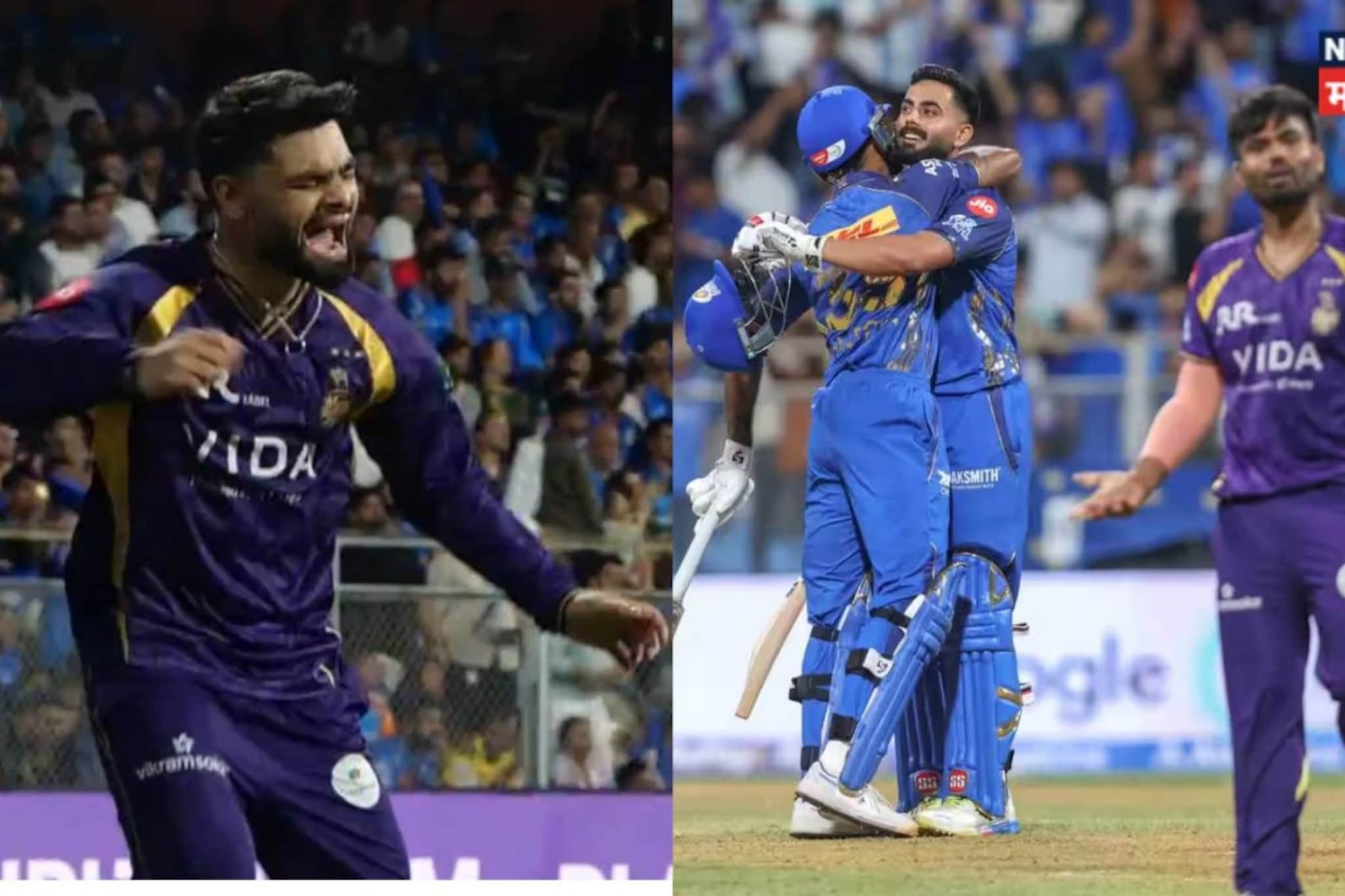 KKR vs MI : रिंकुकडे कॅप्टन्सी आली अन् मुंबईने मॅच फिरवली, 10 व्या ओव्हरच्या दुसऱ्याच बॉलवर घोडचूक!