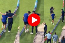 VIDEO : 'ए चल हड...', कुलदीपला रोहितने झापलं,कधी नव्हे ते भेटले अन् वानखेडेच्या मैदानावर वाजलं